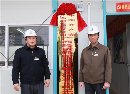 發(fā)揮戰(zhàn)斗堡壘作用！冶建又一個項目部黨支部揭牌