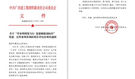 【喜訊】冶建公司3項宣傳、黨建成果榮獲集團公司表彰