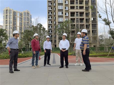 冶建公司領導到項目調(diào)研指導“保交樓”工作